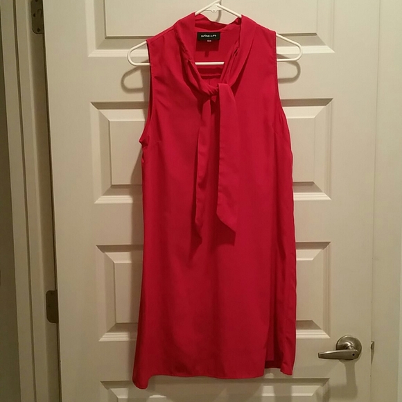 Sugarlips Dresses & Skirts - Sugar Lips pink tie collar dress